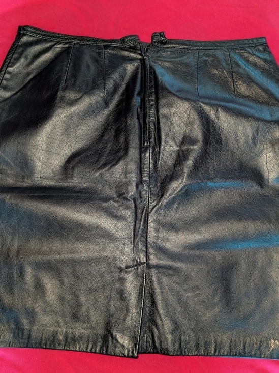 Mixit Dresses & Skirts - Mixit Black Leather Mini Skirt Women Plus Size 16